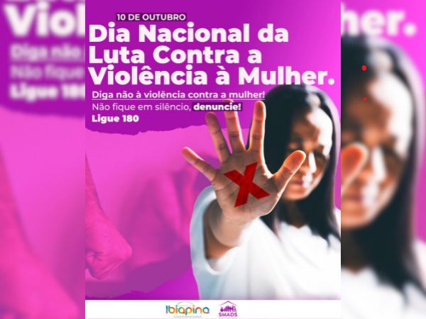 TODOS CONTRA A VIOLÊNCIA À MULHER!